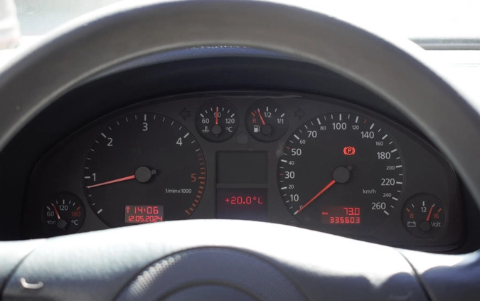 Audi A6 cena 15000 przebieg: 335603, rok produkcji 2000 z Bieruń małe 301